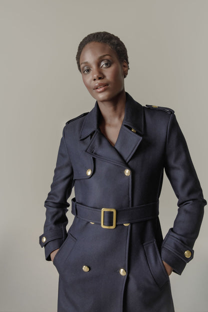 Amelia trench coat - Navy