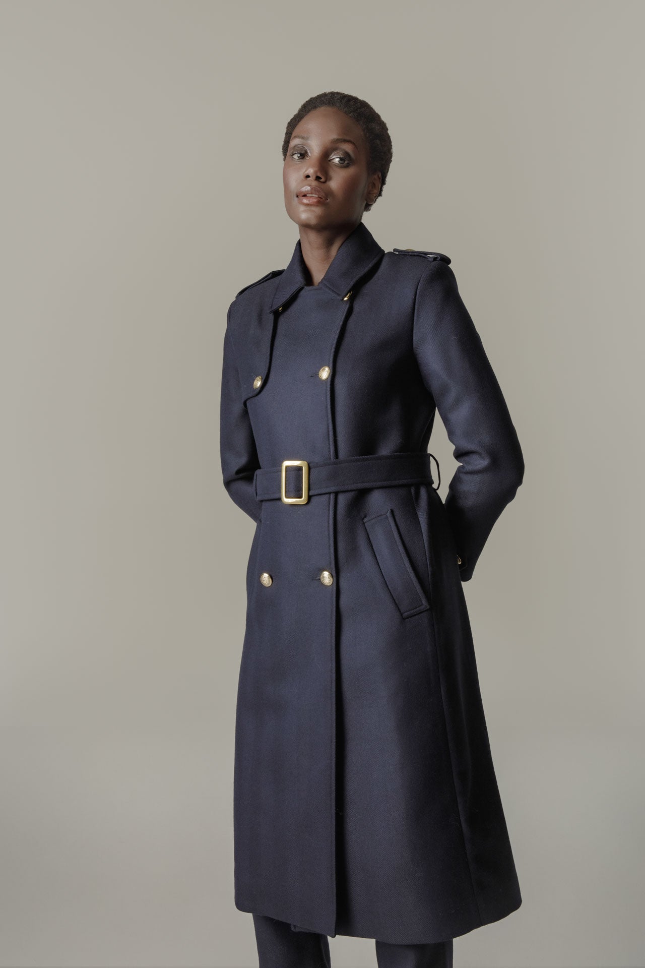 Amelia trench coat - Navy