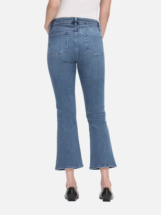 MEDIUM BLUE DENIM TROUSERS